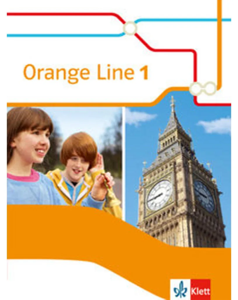 Manuel Scolaire Anglais Orange Line 1 - Livre de l'Élève Format A4