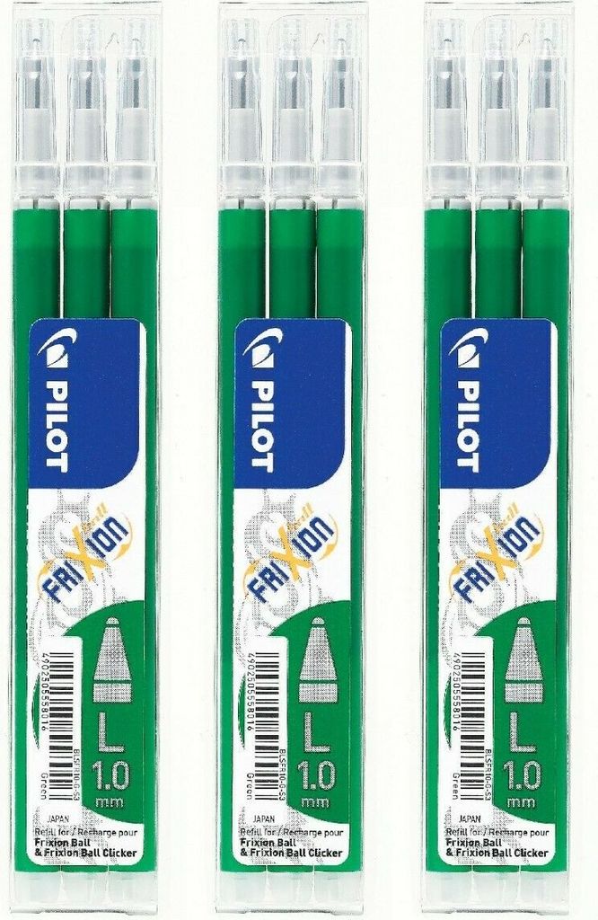 Frixion Mine 1.0 - 9er-Set grün