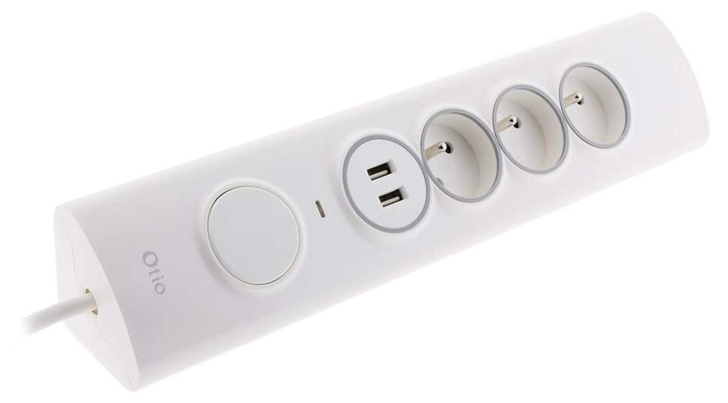Otio – Hoekverdeelcontactdoos met 3 stopcontacten van 16A, Productafbeelding 