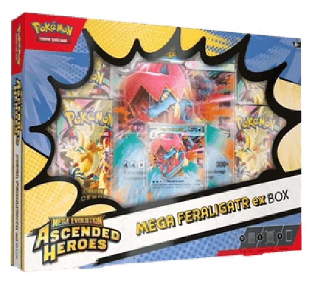 Pokémon Ascended Heroes : Boîte Mega Feraligatr ex Image du produit 