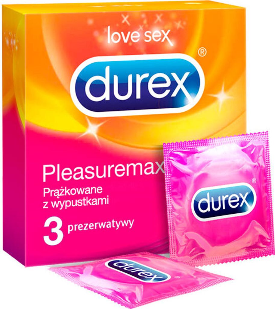 Durex Pleasuremax, Prezerwatywa dla mężczyzn, Prążkowany i Zdjęcie produktu 