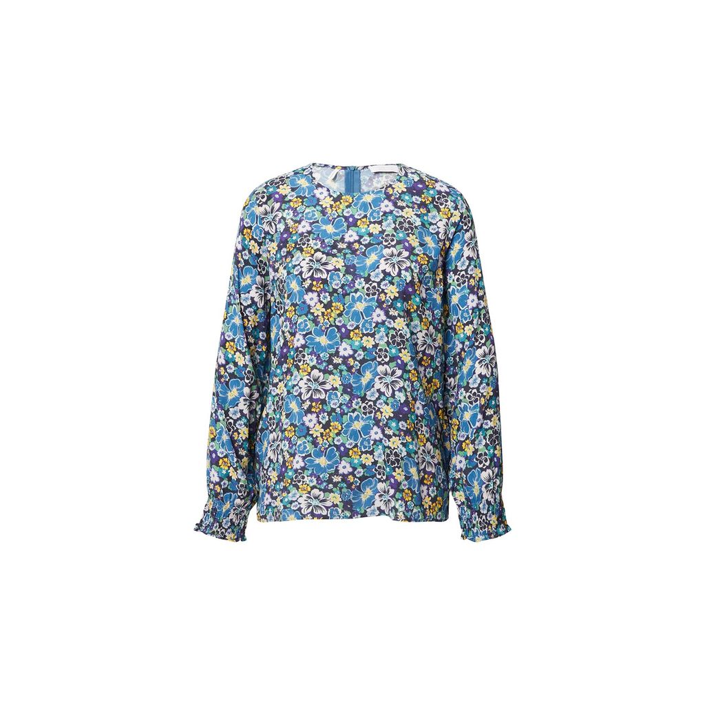 Rich & Royal printed blouse midnight blue 34