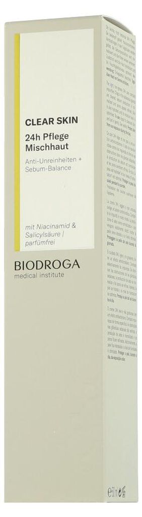 Biodroga - Clear Skin - 24h Pflege Mischhaut - 50ml Produktbild 