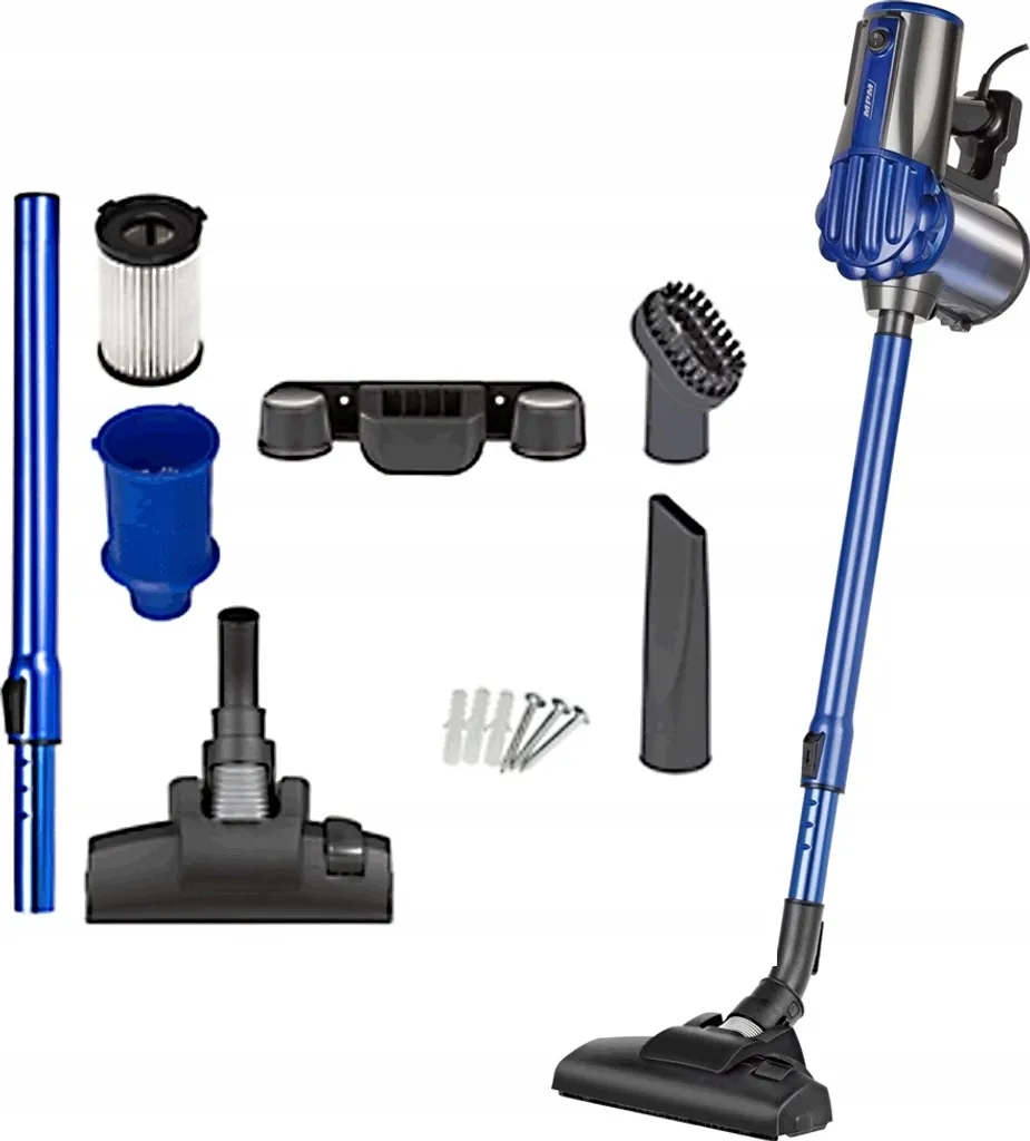 Aspirateur à main intégré et balai filaire MPM léger pour sols et meubles