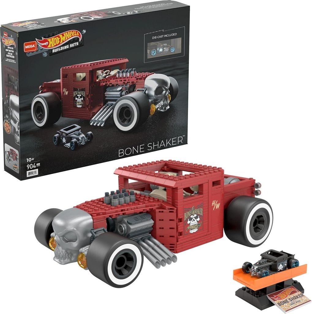 Hot Wheels HBD50 Mega Construx Bone Shaker Produktbild 