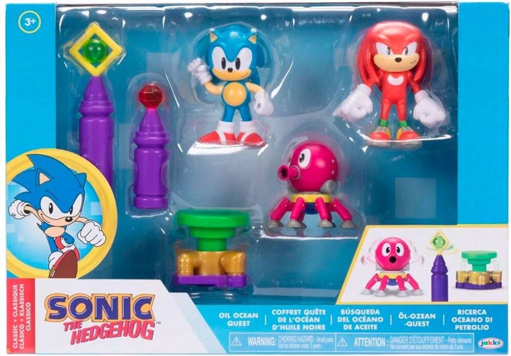 Sonic the Hedgehog Ocean Figur, 6 cm großes Sammlerspielzeug