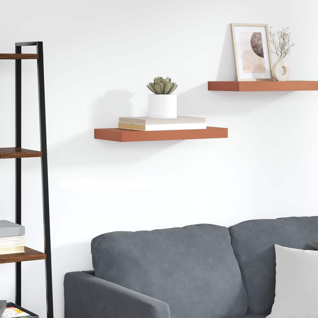 “2026 Moderne“Wandregal Wandmontiert Rot 50 x 23 x 4cm Holzwerkstoff - Wandregale Designermöbel 7881560