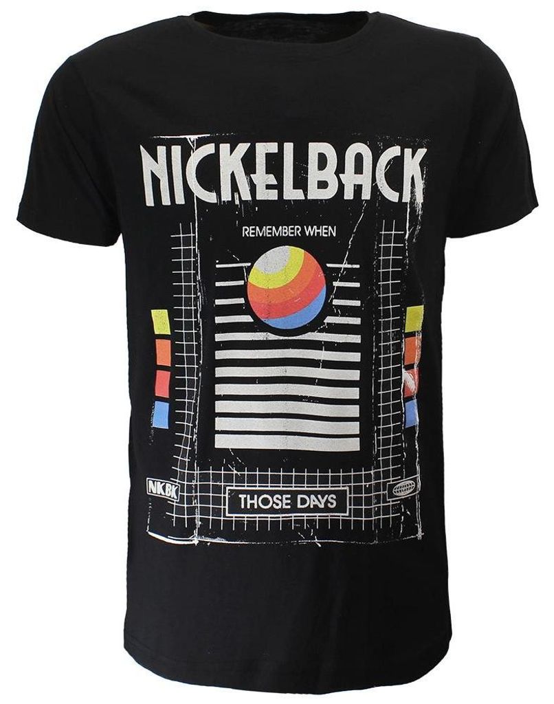 Nickelback Those Days VHS Tape T-Shirt – Retro Band Merch | Jetzt bestellen! - S