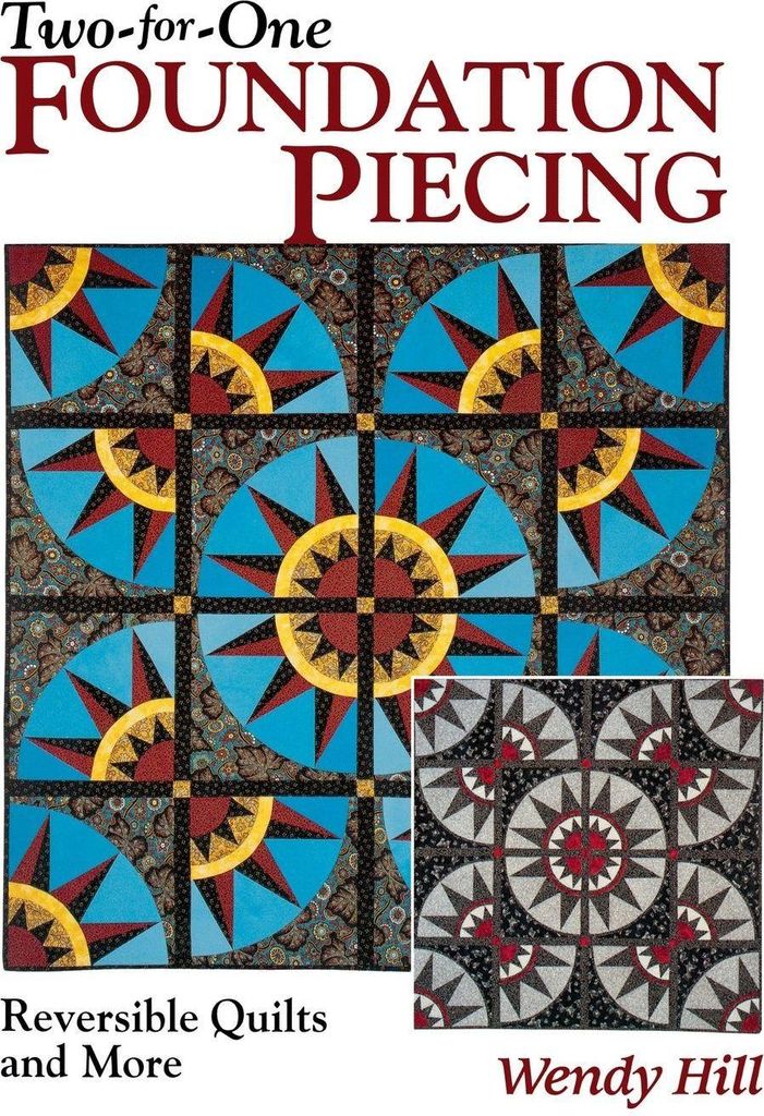 Zwei-für-Eins-Foundation Piecing - Print on Demand Edition