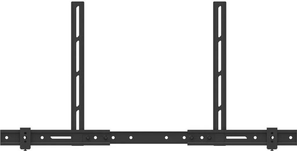 Support Enceinte Satellites Universel Noir pour Support TV Multibrackets
