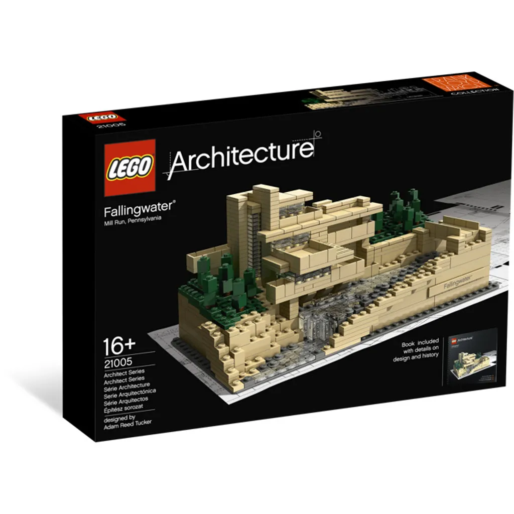 Puzzle 3D LEGO Architecture Fallingwater 21005 pour Bureau et Salon