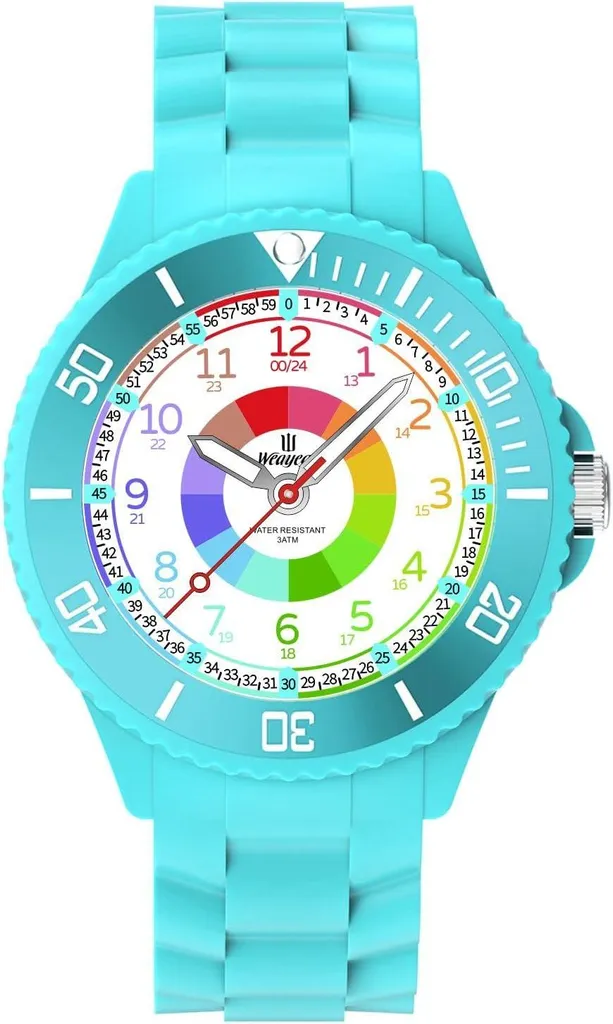 Orologio Ragazzi Impermeabile 30m - Orologio Educativo per Imparare l'Ora