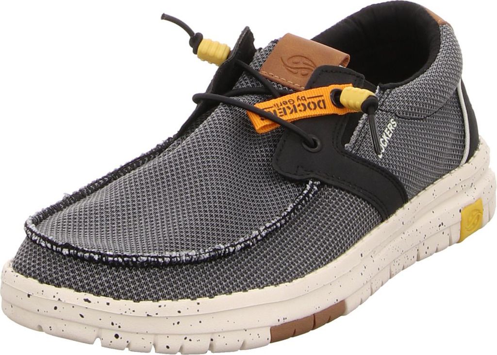Dockers by Gerli Herren Slipper Schwarz/Grau Image du produit 