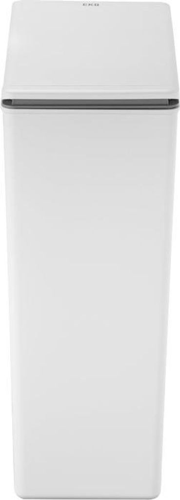 EKO Poubelle plastique blanc Touch 40 litres design moderne Image du produit 