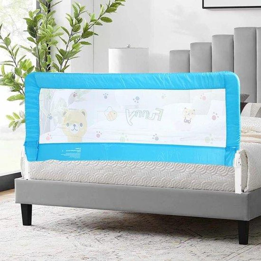 Kinderbett Schutzgitter 180cm blauw Faltschutz