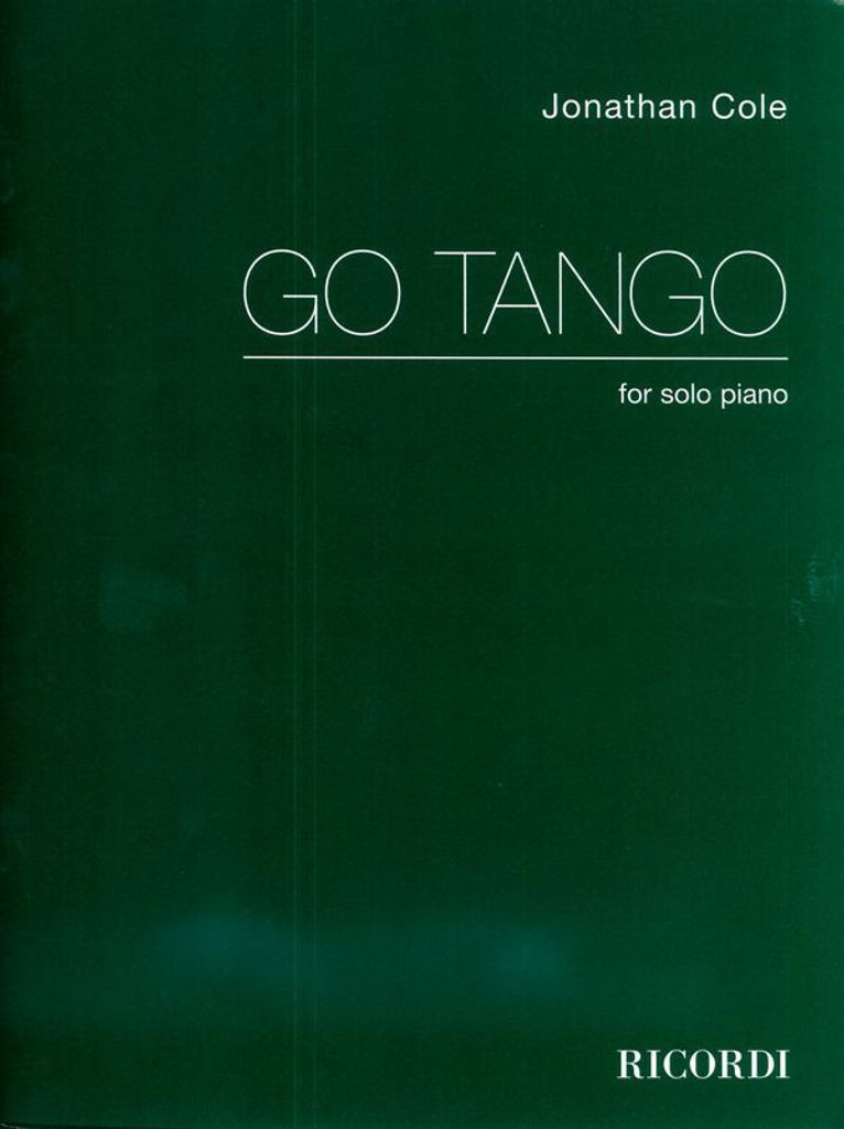 J. Cole Go Tango, For Piano Solo Pianoforte