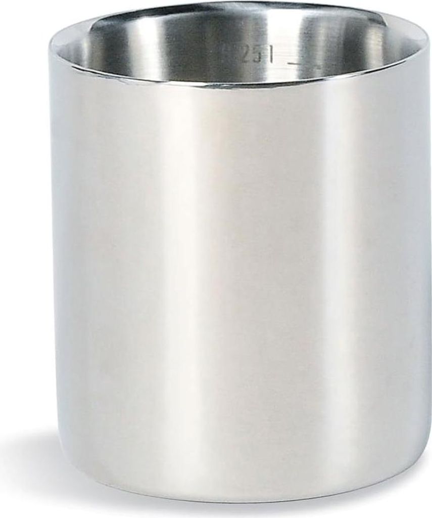 Edelstahl doppelwandige Thermobecher 250 ml mit Deckel Ø 75