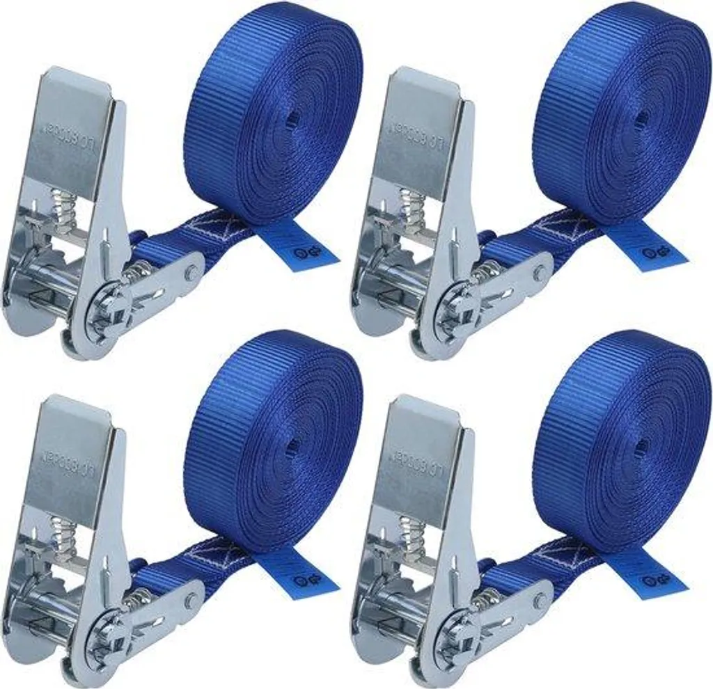 Sangles de transport pour charges lourdes 800 kg - Lot de 4 câbles 4m