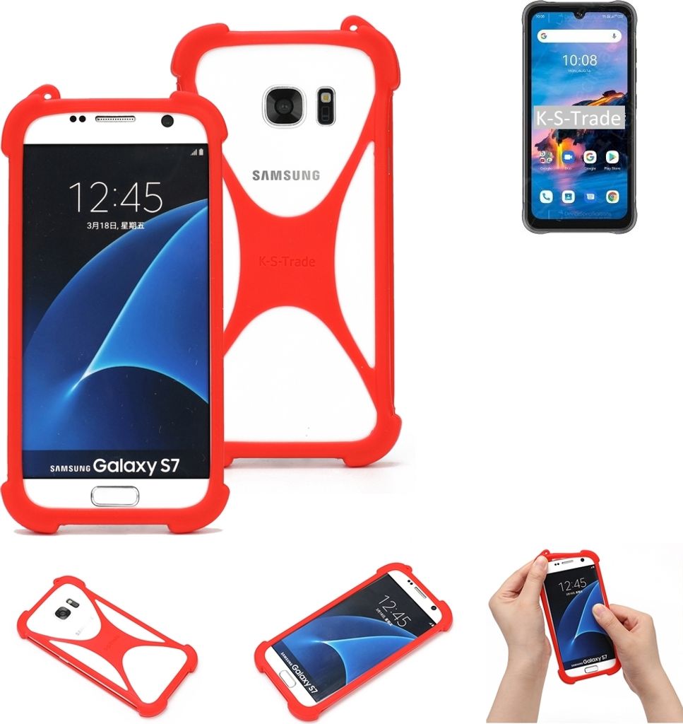 K-S-Trade Handy-Hülle kompatibel mit UMIDIGI Bison Pro Schutz-Hülle Bumper Silikon Schutz Hülle Cover Case Silikoncase Silikonbumper TPU Softcase