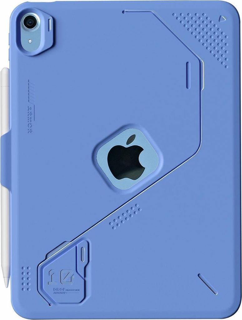 INF iPad 11 Zoll Hülle, TPU Stoßfest Schutzhülle mit Stifthalter Himmelblau