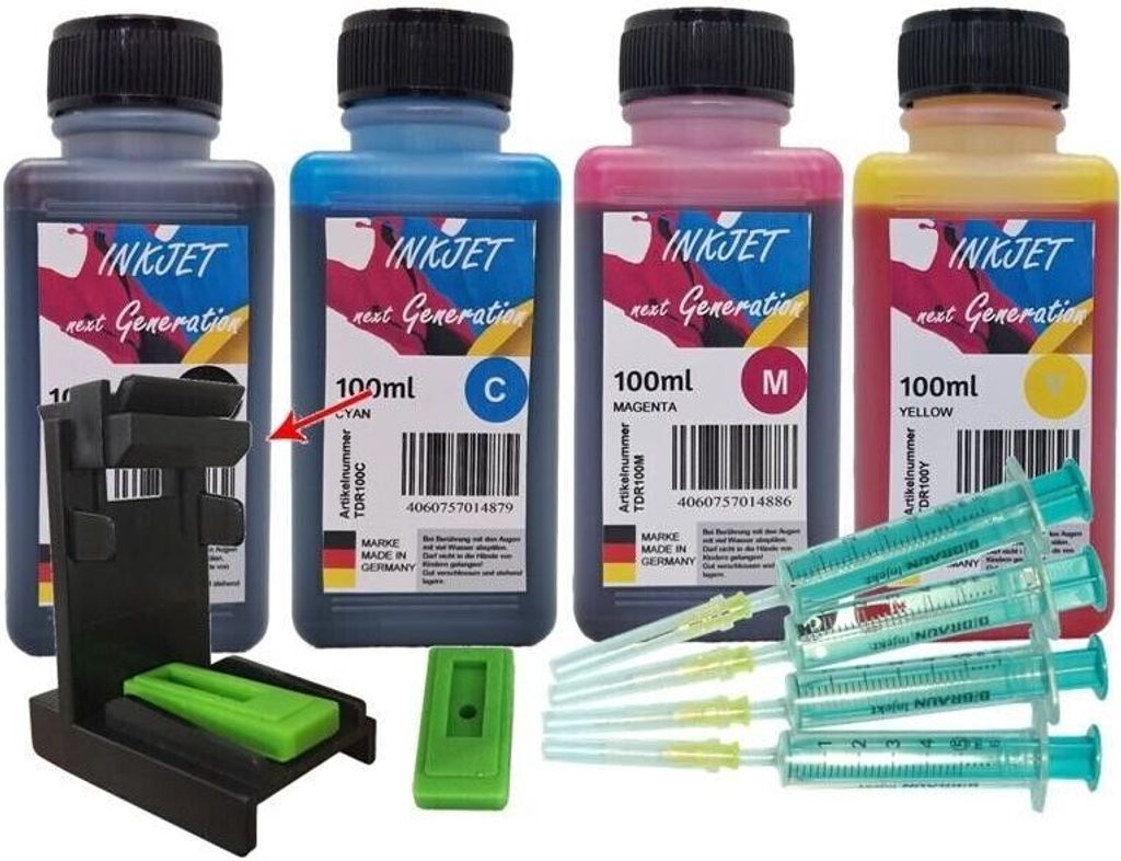 PG575 + CL576 400ml TiDis Ink Druckertinte BCMY + IRP109 Produktbild 