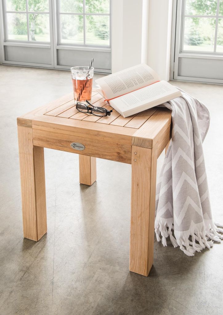 Destiny Beistelltisch BRISTOL 45x45x45 cm Teakholz