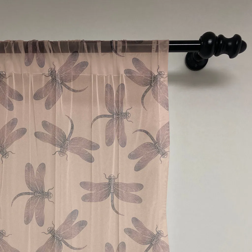 Grande Tenture Murale Décorative Libellule Violette pour la Chambre - 2