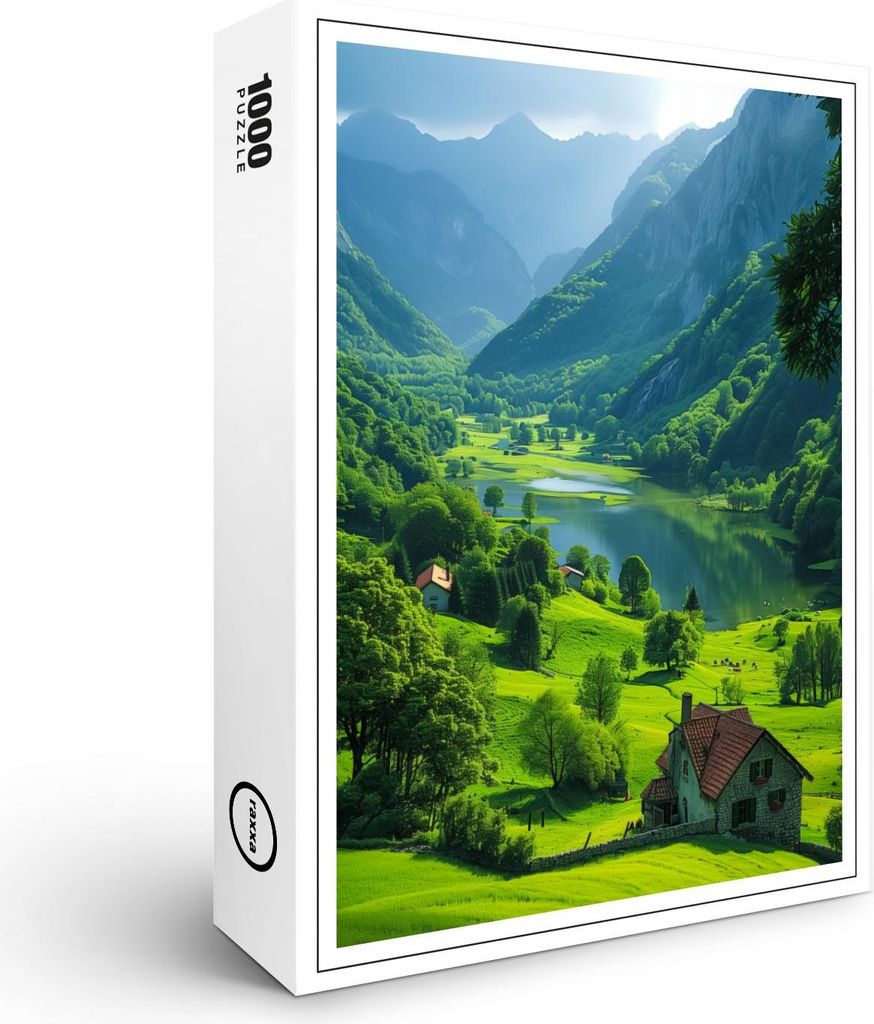 raxxa Premium-Puzzle "Sommertal", 1000 Teile