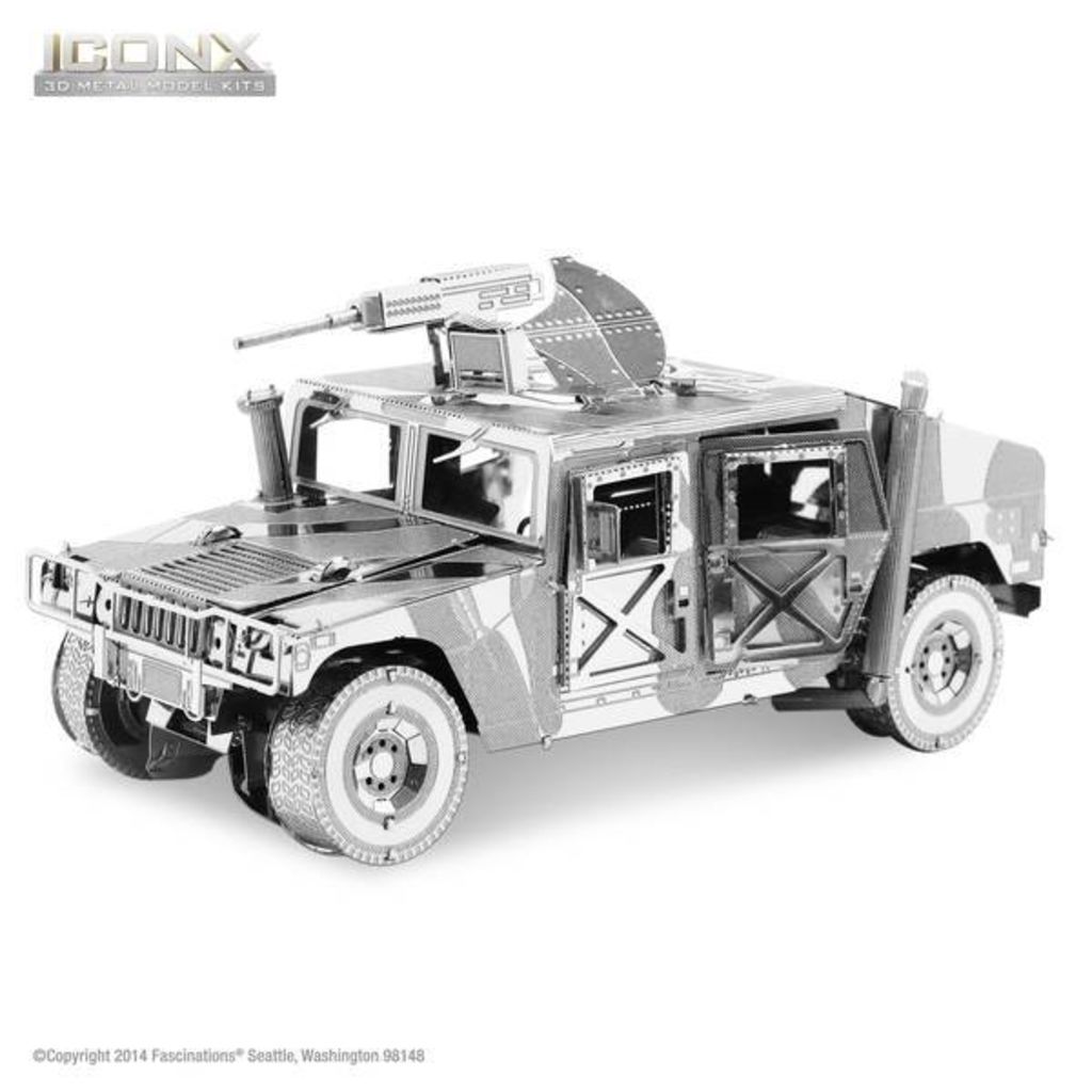 ICONX Lasergeschnittener 3D-Metall-Bausatz Humvee 575008