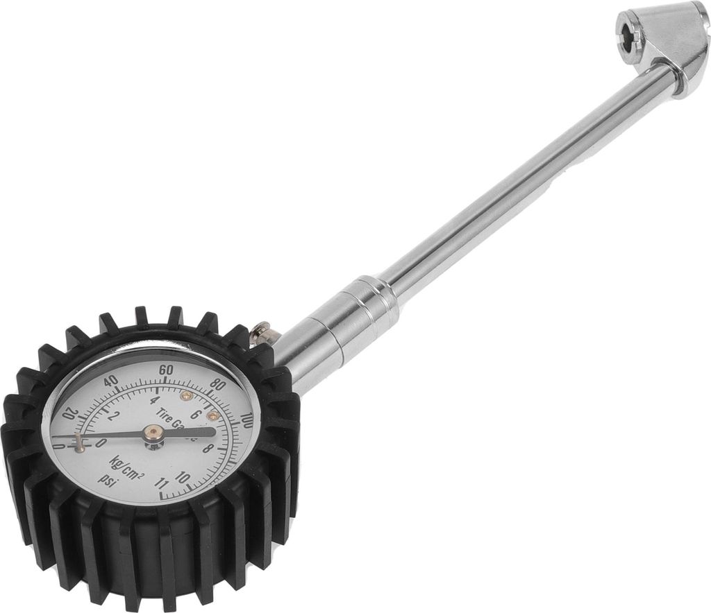 1 Stück Universal Reifendruckmessgerät 0-160 PSI 2,56 Zoll Digitales Druckmessgerät mit Getriebehülse Reifenluft-PSI-Messgerät für Motorrad S...