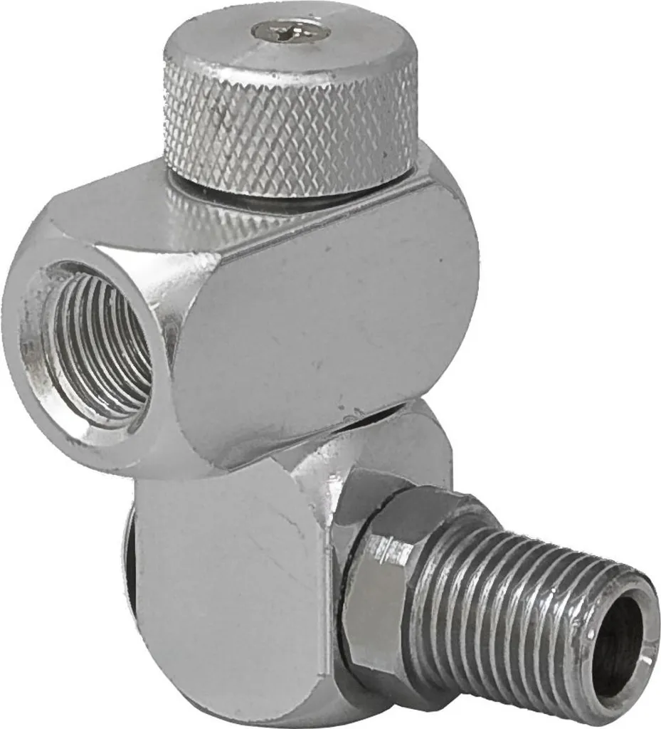 Joint tournant 1/4 air comprimé anti-torsion pour tuyau pneumatique FI