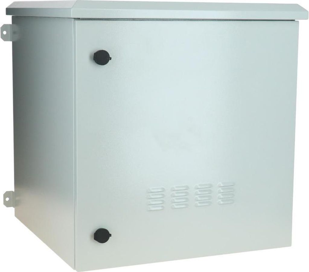 12 HE 19” Outdoor Serverschrank zur Wandmontage IP55 - 600 x 600 x 635mm