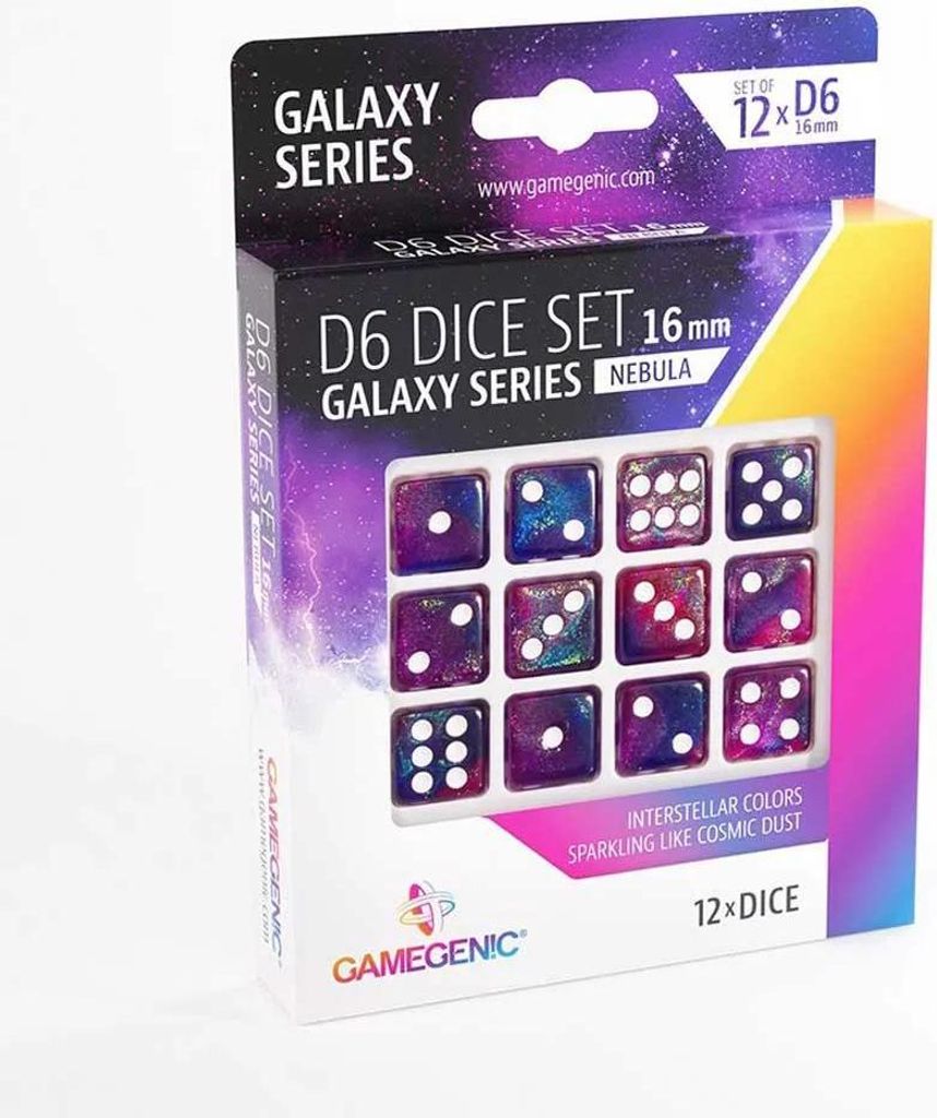 Galaxy Series Nebula D6 16mm Würfelset, 12-teilig Produktbild 