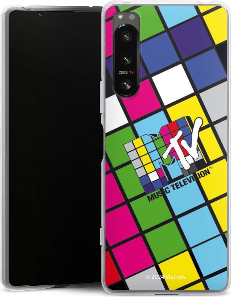 DeinDesign Handyhülle für Sony Xperia 5 IV Silikon Hülle Case Smartphone Schutzhülle Fanartikel Offizielles Lizenzprodukt MTV Music Televison
