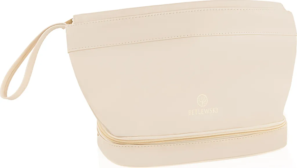 BKP-14 BEIGE Mellow : Spacieuse trousse de toilette femme élégante
