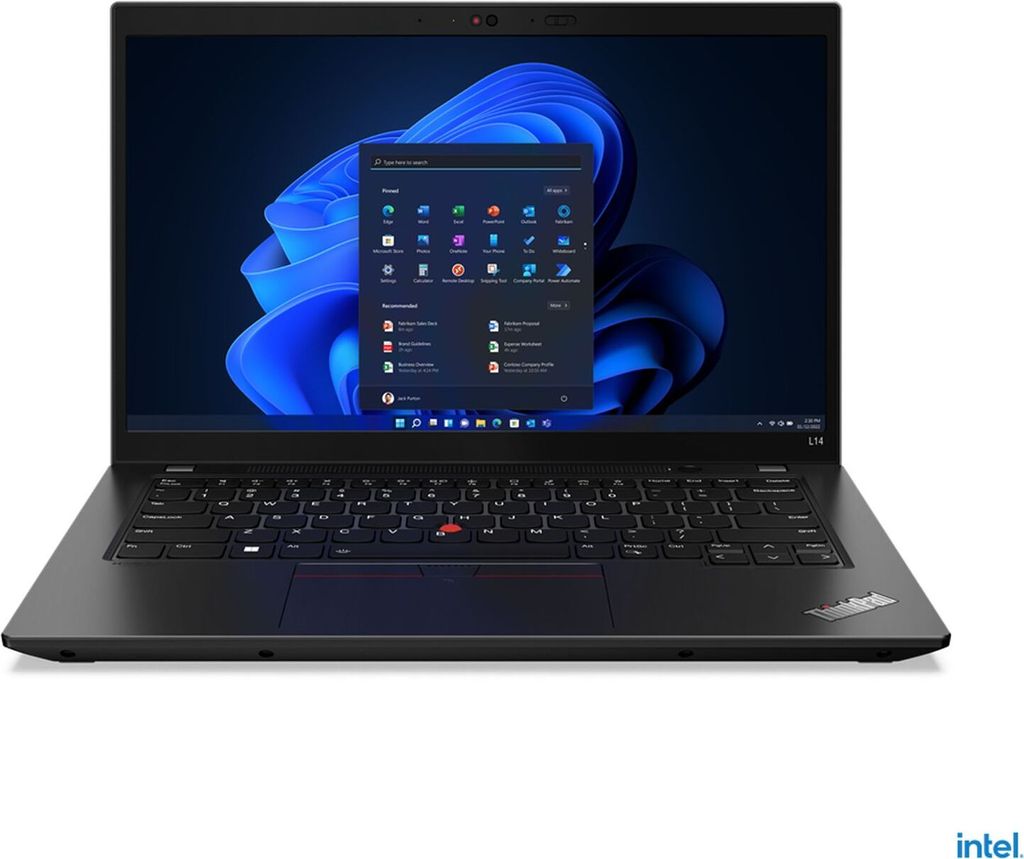 Lenovo ThinkPad L14 i5-1235U Notebook 356 cm (14") Full HD Intel Core i5 16 GB DDR4-SDRAM 512 GB SSD Wi-Fi 6 (802.11ax) Windows 11 Pro Schwarz