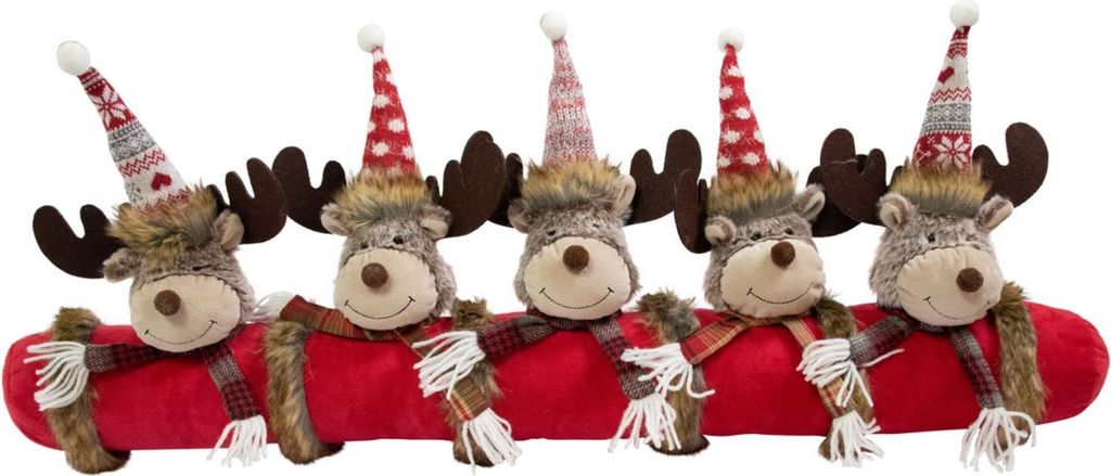 Linen & More Rudolf Zugluftstopper rot – Gesstrickt mit Produktbild 