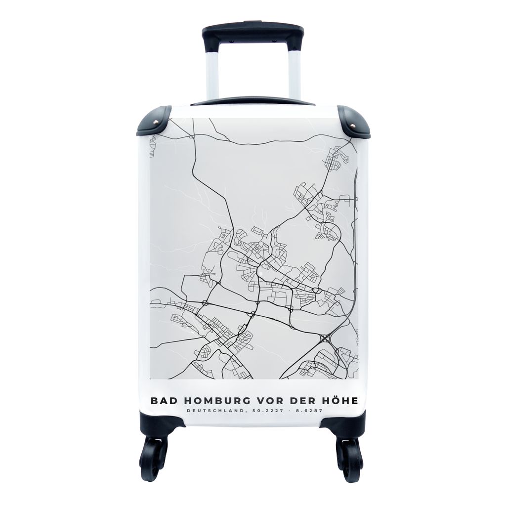 MuchoWow® Koffer Handgepäck Trolley Rollkoffer Kleine Produktbild 