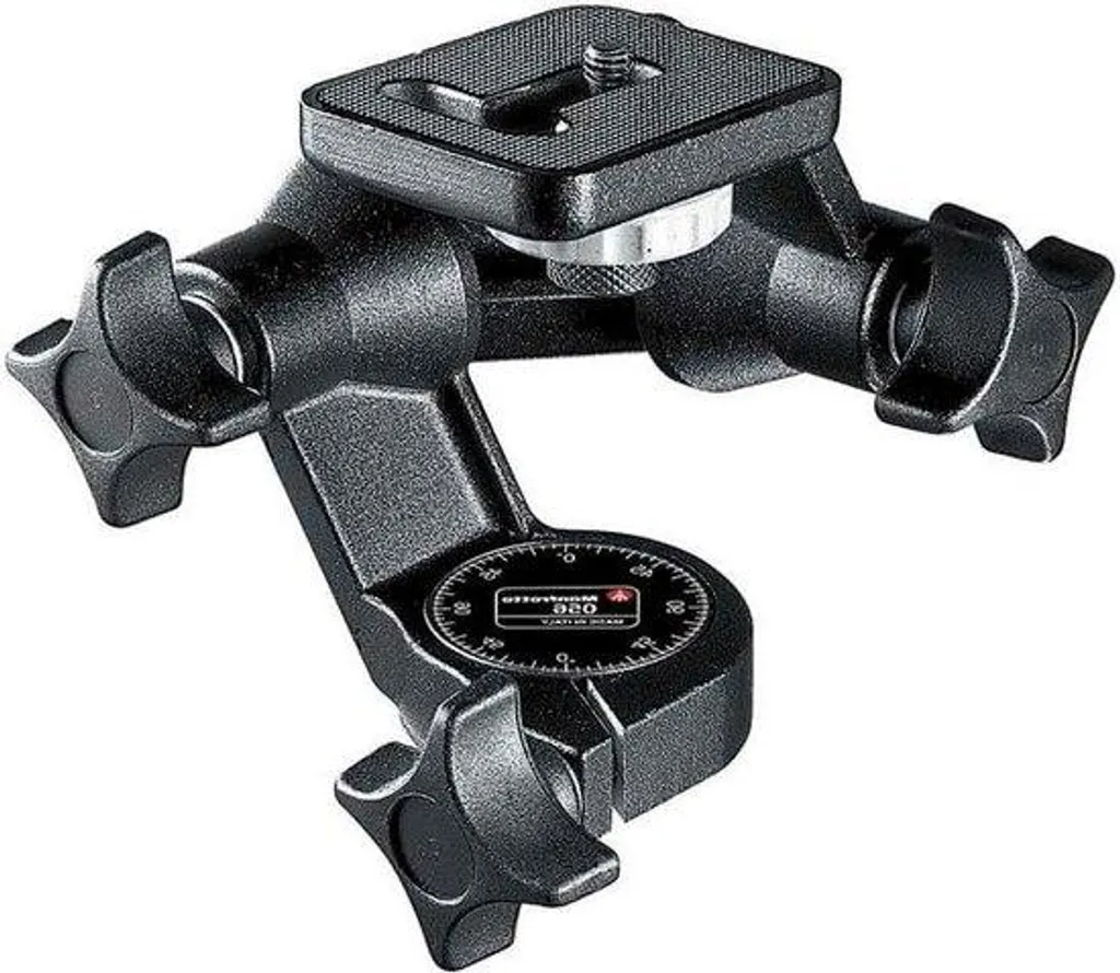 Stabilisateur caméra rotule fluide 3D en aluminium avec plateau rapide
