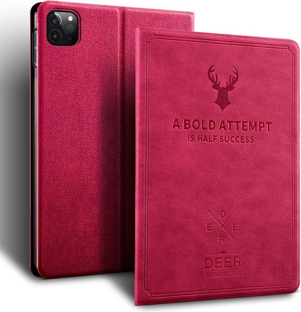 Hülle für Apple iPad Pro 11 2020 Cover Etui mit Standfunktion und Auto Sleep/Wake Funktion Hotpink