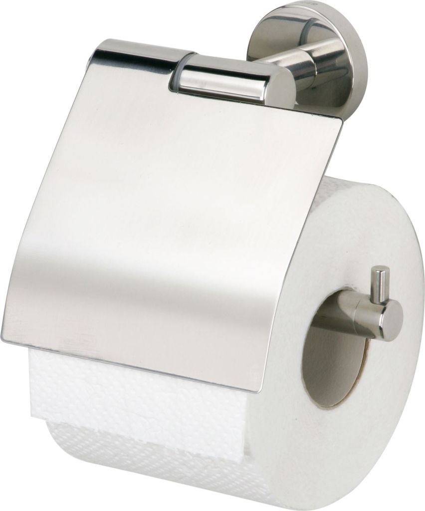 Tiger Boston Toilettenpapierhalter mit Deckel Edelstahl Produktbild 