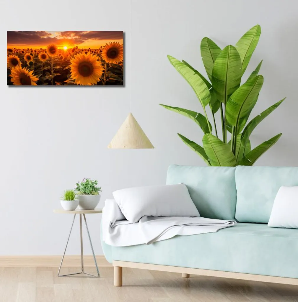 Image L'heure dorée 70 x 30 cm - Impression Haute Qualité Grand Format