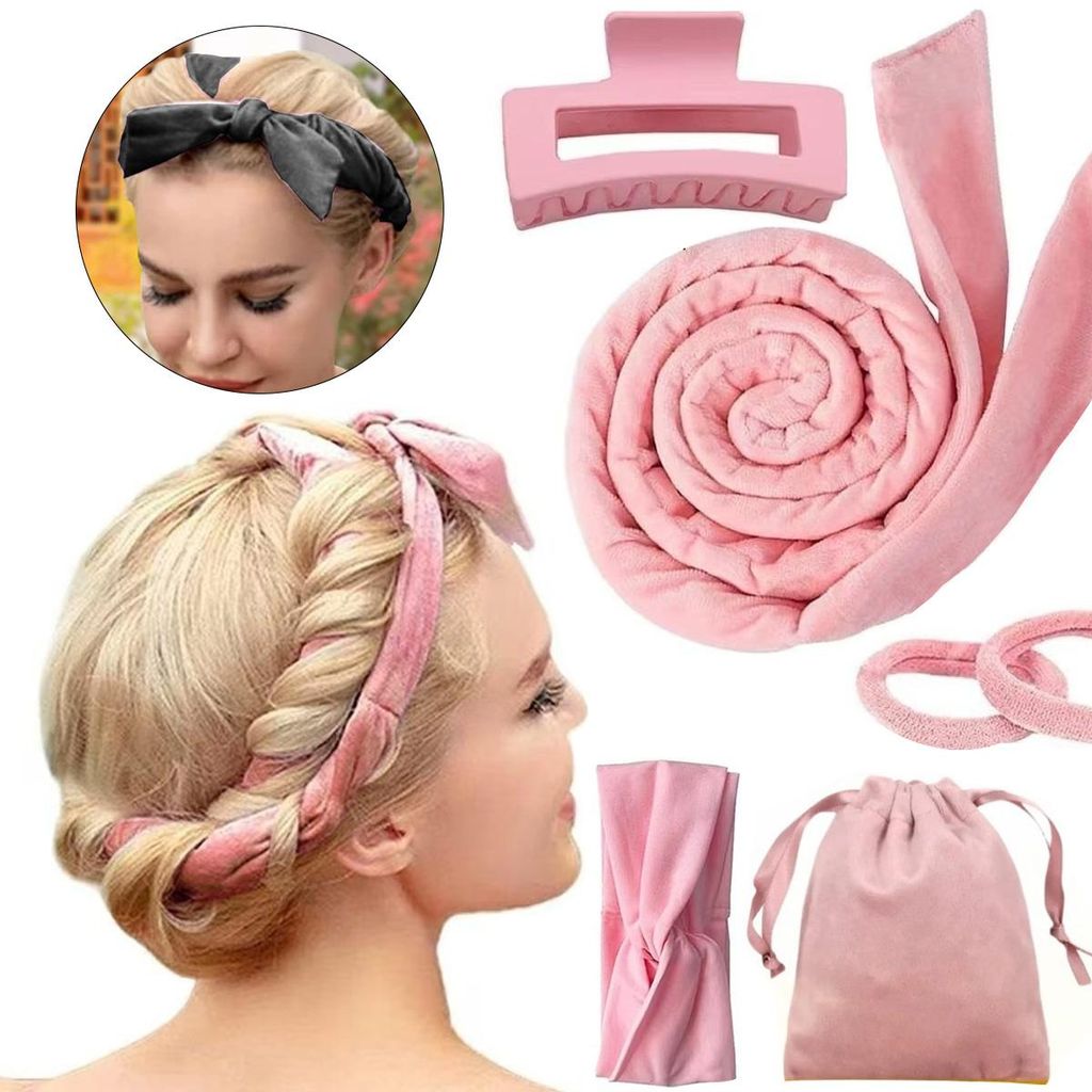 Locken ohne Hitze – Lockenbänder ohne Hitze für kurzes und Produktbild 