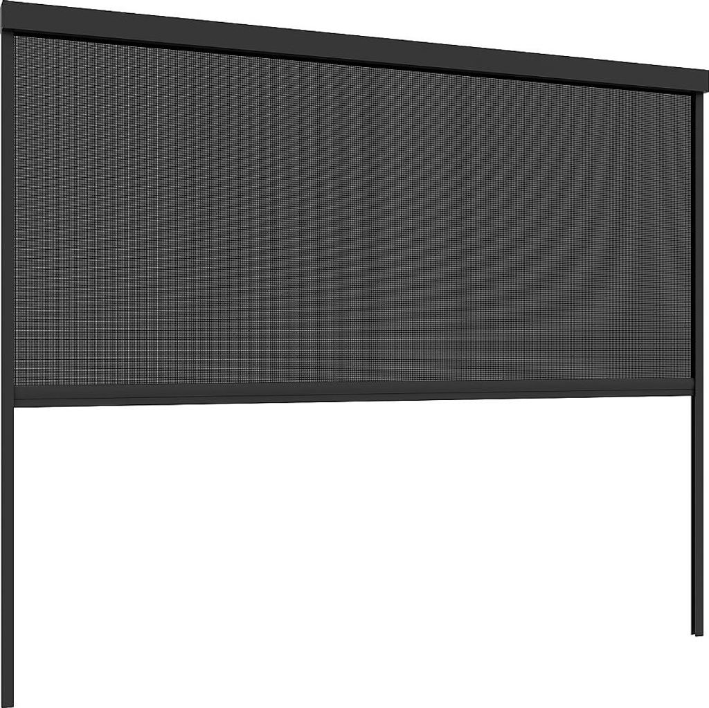 Schiebevorhang für eine bioklimatische Pergola – Länge 300 cm x Höhe 234 cm – anthrazit – COSMA