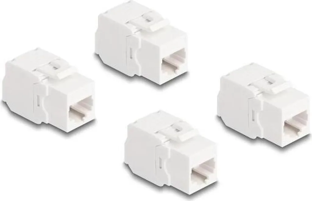 Module RJ45 Cat.6A sans outil Keystone Delock UTP pour câble Ethernet
