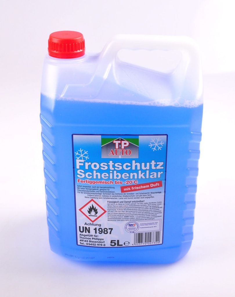 4x 5 L Frostschutz Scheibenreiniger Scheibenklar Scheibenfrostschutz Winter Auto