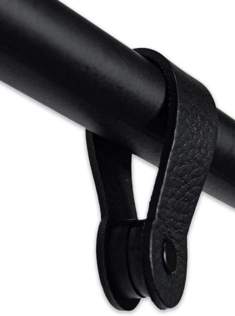 Barre porte-serviette magnétique noir lot de 2 pour salle de bain inox