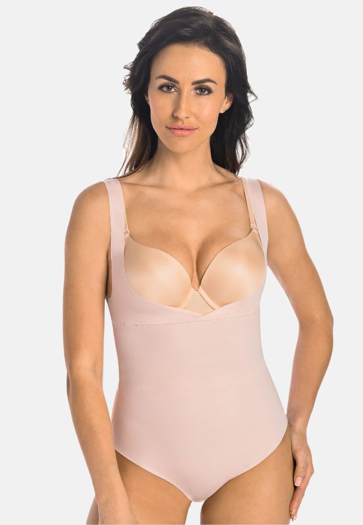Teyli Nahtloser Schlankheits-Body für Frauen Body slim Female 2419 beige S