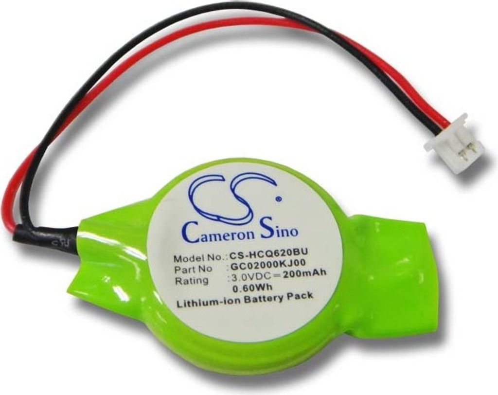 vhbw BIOS-Batterie kompatibel mit Advent 4212, 4211 Computer Notebook (200 mAh, 3 V, Li-Ion)