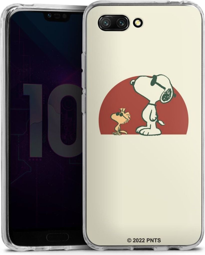 DeinDesign Handyhülle für Huawei Honor 10 Silikon Hülle Case Smartphone Schutzhülle Offizielles Lizenzprodukt Snoopy Kindheit